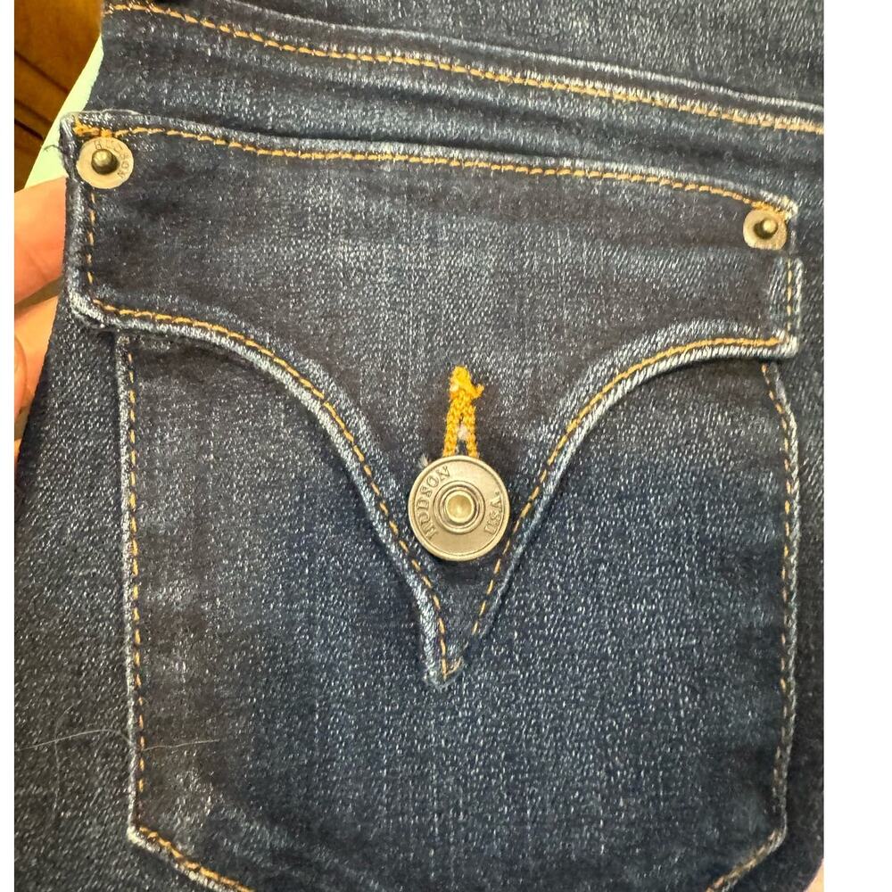 HUDSON $145 Viceroy Knee Length Shorts Dark Wash Size 27 - Picture 6 of 11